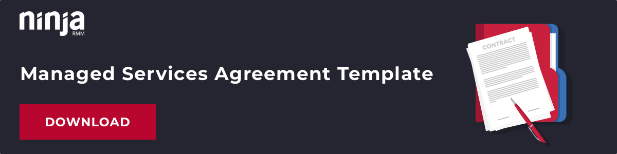 managed services agreement template cta