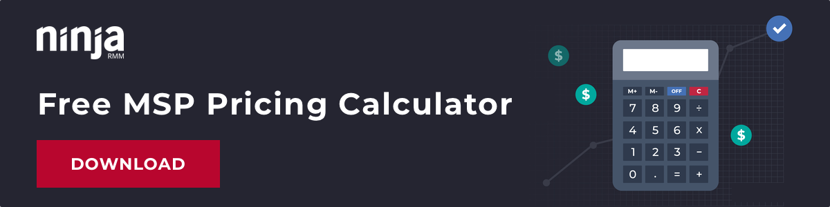 msp pricing calculator download cta