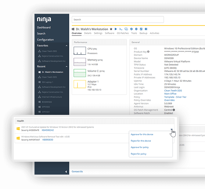 Microsoft Windows Patch Management Software NinjaOne