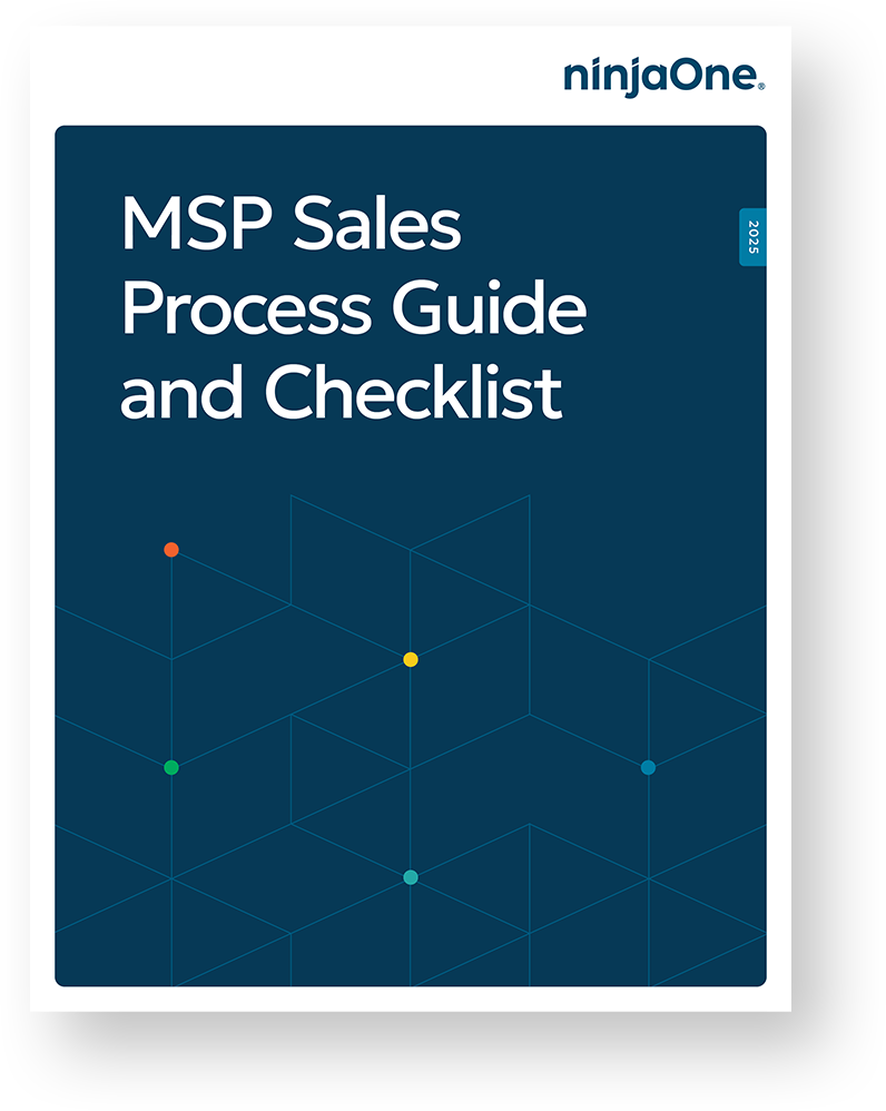 MSP Sales Process Guide and Checklists cover