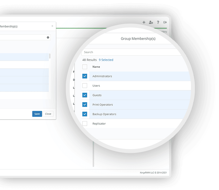 5.1 Release AD zoom print screen