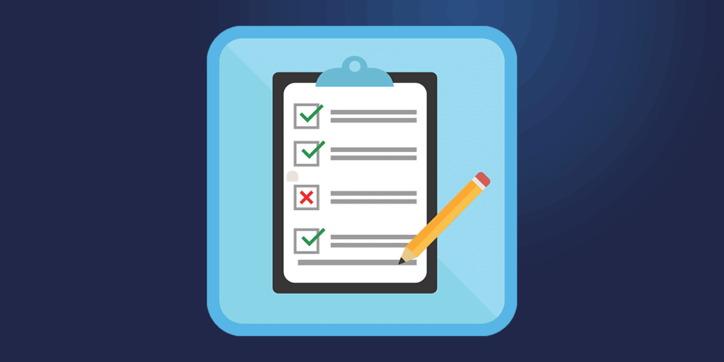 Icona checklist per l'onboarding dei clienti IT