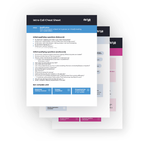MSP Sales Process Guide and Checklists