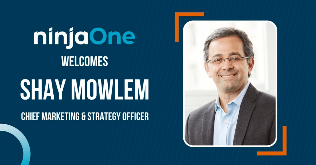 Shay-announcement Shay Mowlem NinjaOne Chief Marketing and Strategy Officer