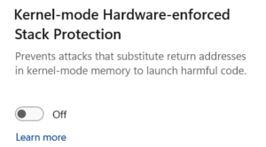 Kernel Stack Protection Enable and Disable Kernel-mode Stack Protection | NinjaOne