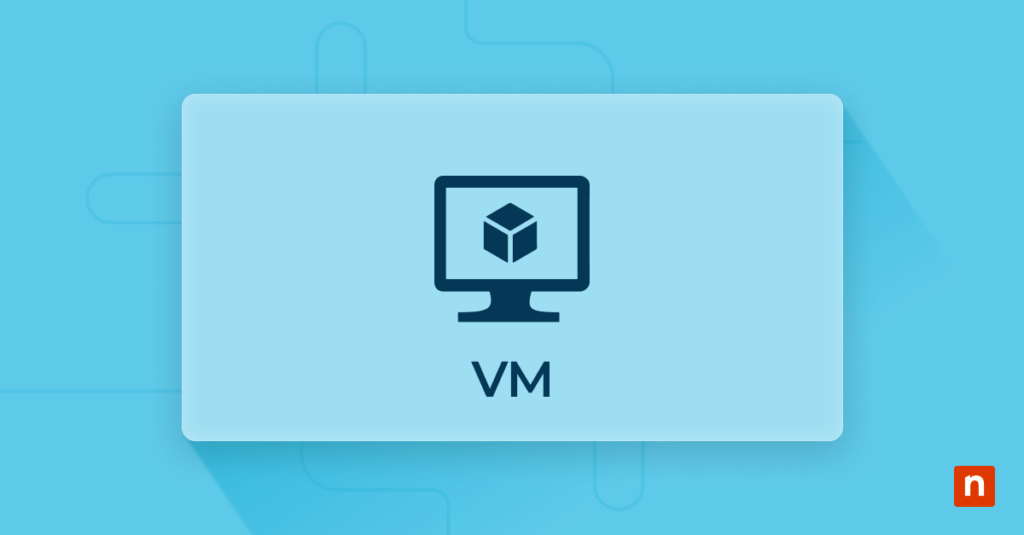 An image of a virtual machine logo for the blog How to Rename a Virtual Machine: Three Ways