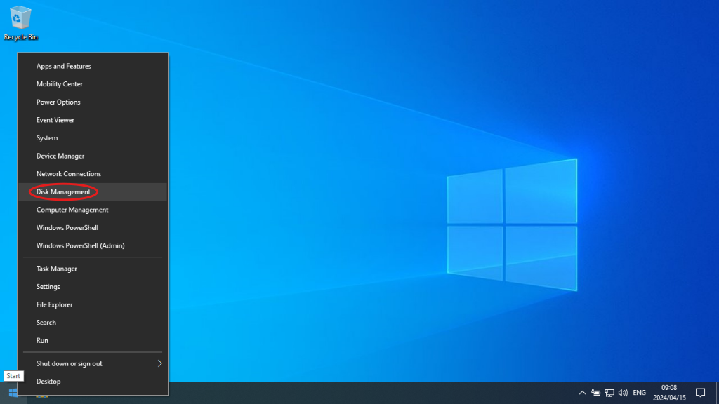Partizionare un disco rigido in Windows 10