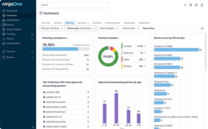 OS patching dashboard
