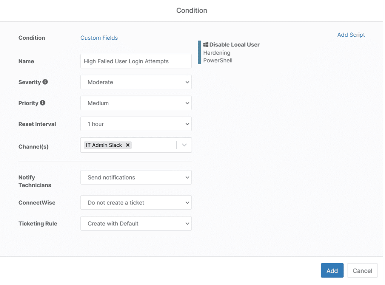 Condition3 - Four Advanced Uses for Custom Fields in NinjaOne