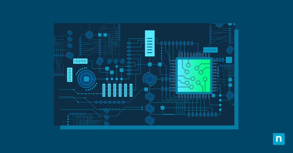 Illustration of a motherboard representing how to find your motherboard model and type on PC