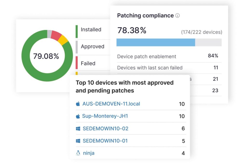 NinjaOne Patch Management - animation produit