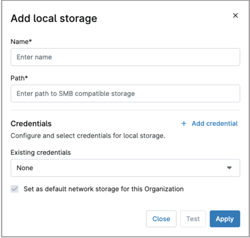 Add local storage