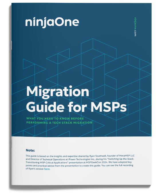 Migration Guide for MSPs The cover of Migration Guide for MSPs