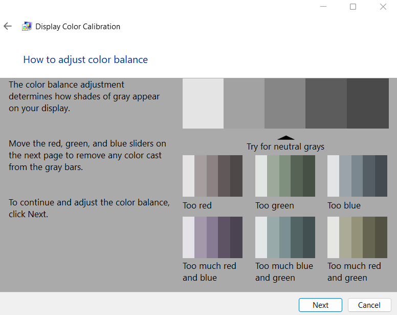 Comment régler la balance des couleurs