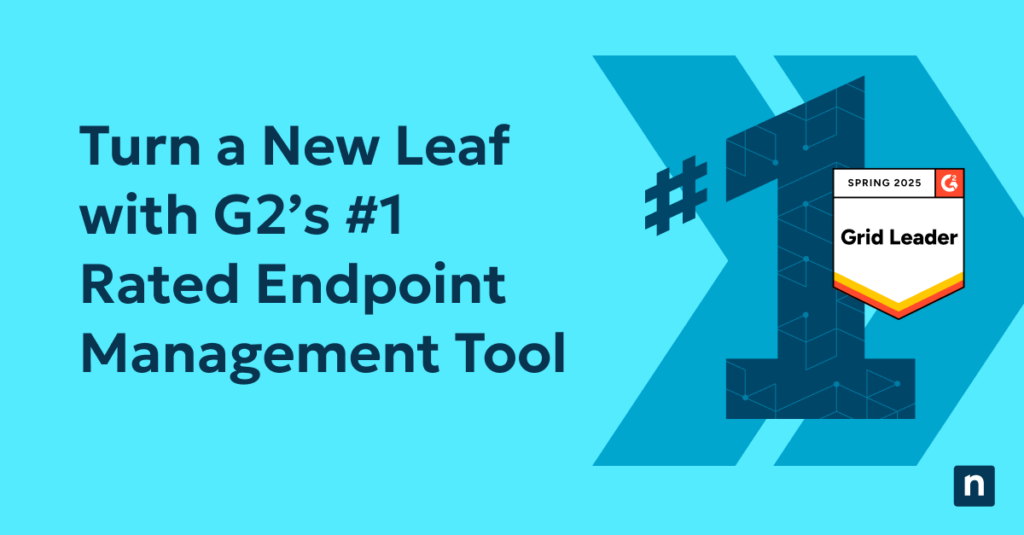 Turn a New Leaf with G2's #1 Rated Endpoint Management Tool