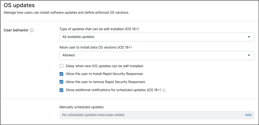 OS updates