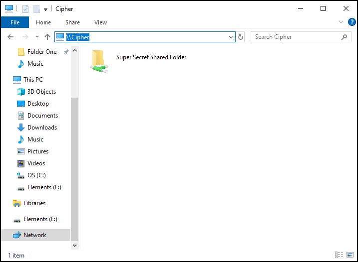 Open File Explorer or press Win + E then In the address bar, type \\YourComputerName or \\YourIPAddress. 