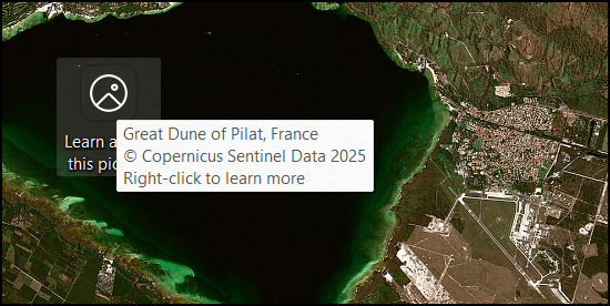 Image with right-click to learn more upon hover