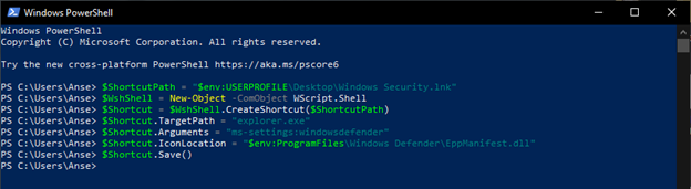 Windows Powershell