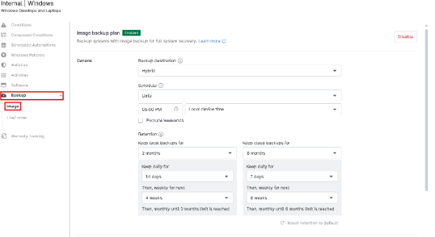 Pre/Post Backup Scripts