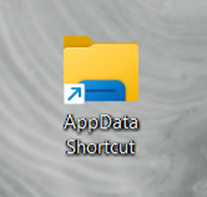 Check desktop for the newly created shortcut