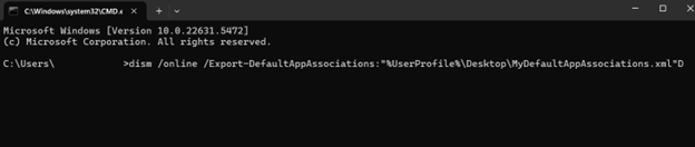 Run cmd in Administrator