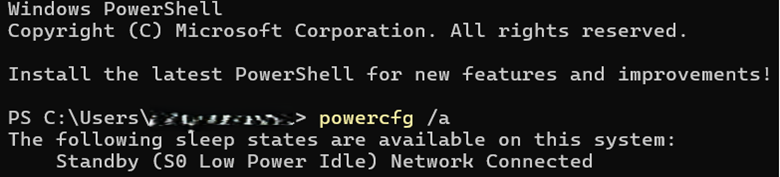 Windows PowerShell command