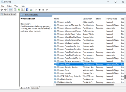 Windows Search service