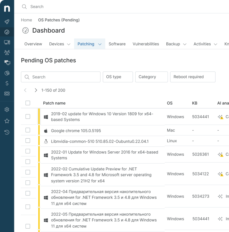Explore NinjaOne Autonomous Patch Management