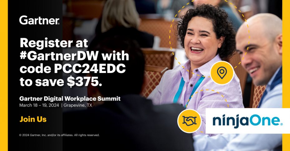 Register at #GartnerDW with code PCC24EDC to save $375