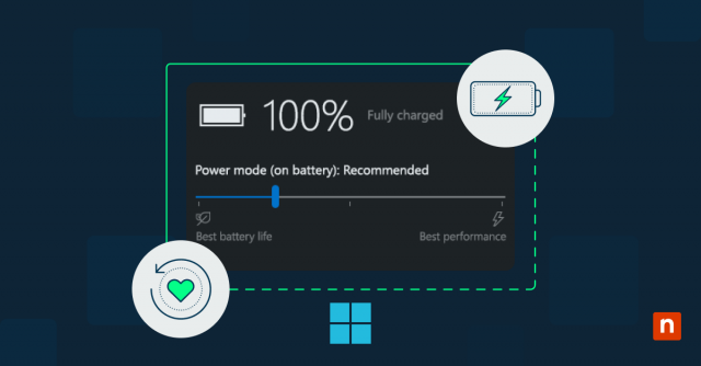 Wie man das Schema des aktiven Energieplans im Windows 10-Blog-Bannerbild sieht
