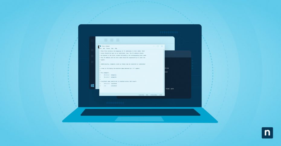 Bearbeitung der Hosts-Datei