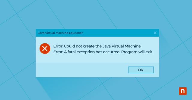 error del lanzador de la máquina virtual de Java