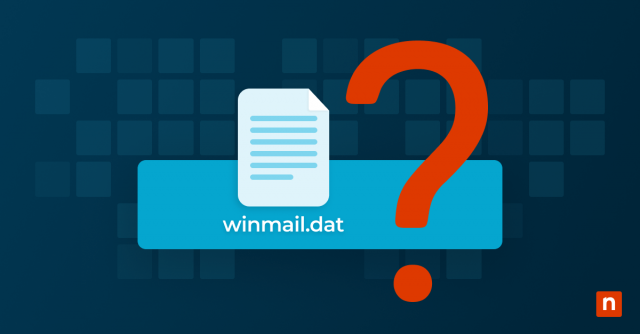 Che cos'è un file Winmail.dat e se è sicuro Immagine banner del blog