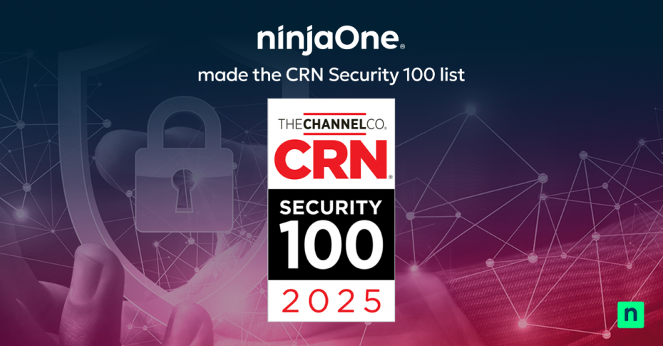 NinjaOne è stata inserita nella lista Security 100 di CRN