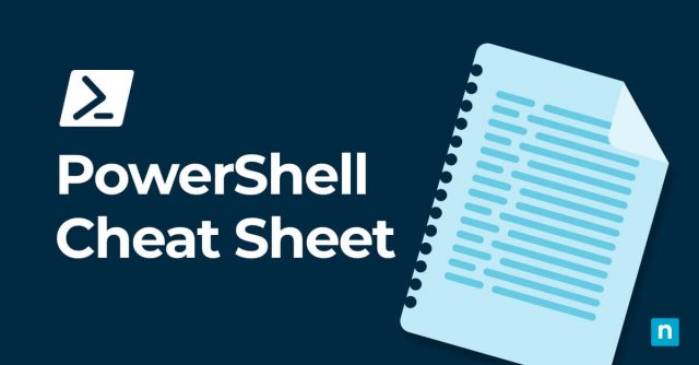 Hoja de referencia de comandos de PowerShell