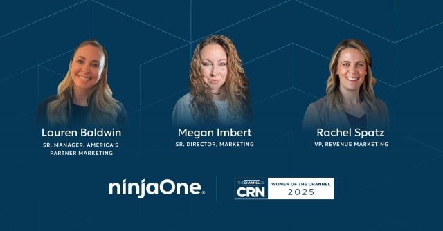 Three NinjaOne Leaders Named to CRN’s 2025 Women of the Channel List