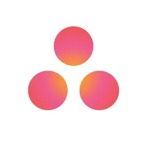 Logotipo de Asana