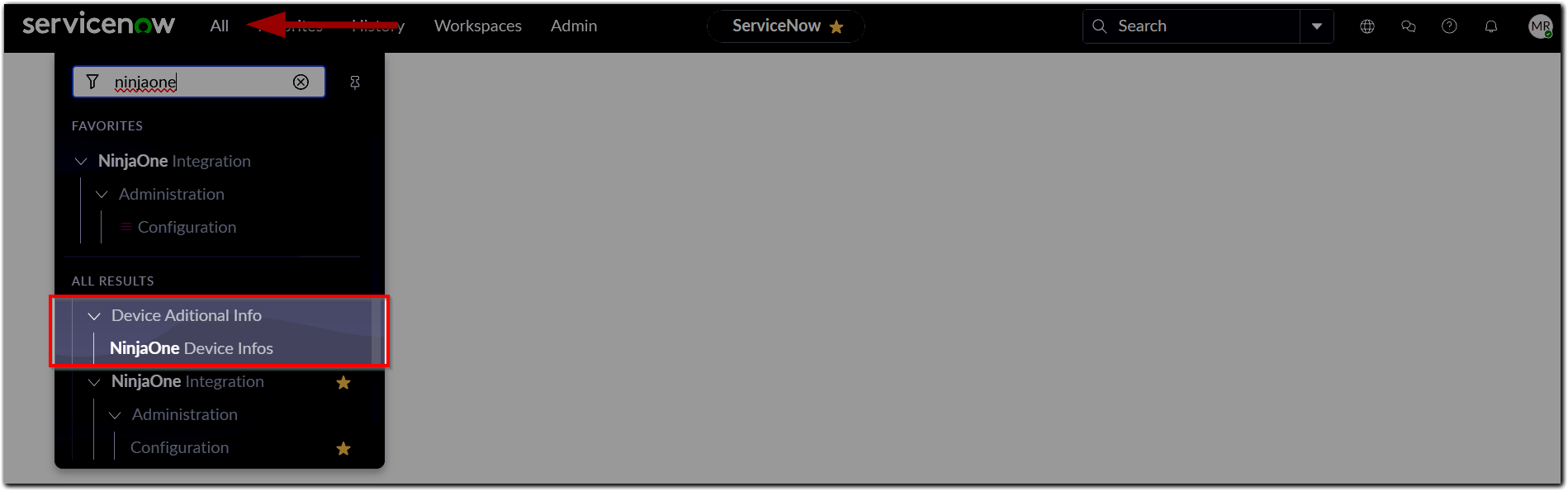ServiceNow Scheduled Data Imports for Device Configuration - NinjaOne