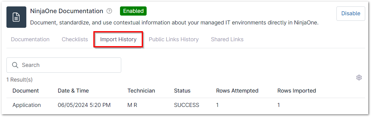 NinjaOne Documentation Tool Configuration - NinjaOne