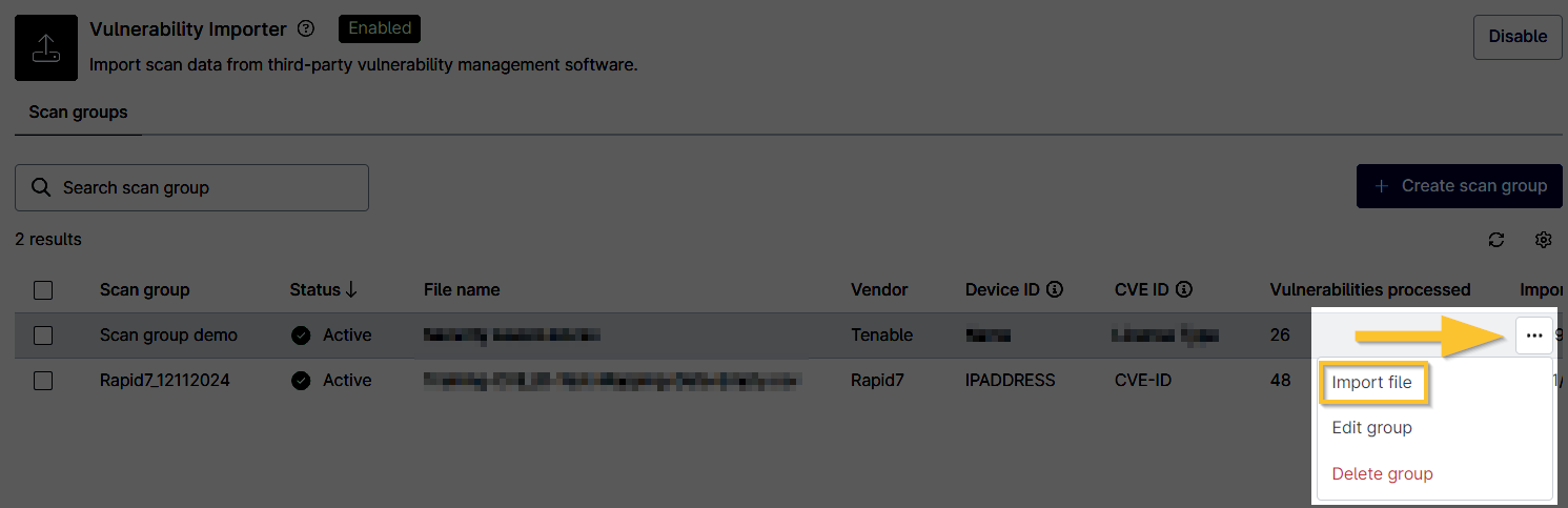 NinjaOne Vulnerability Management: Import Scan Data - NinjaOne