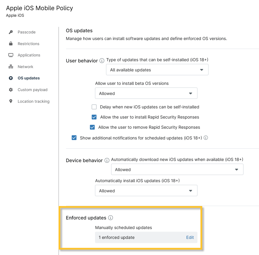 NinjaOne Apple MDM: Apple OS Update Management - NinjaOne