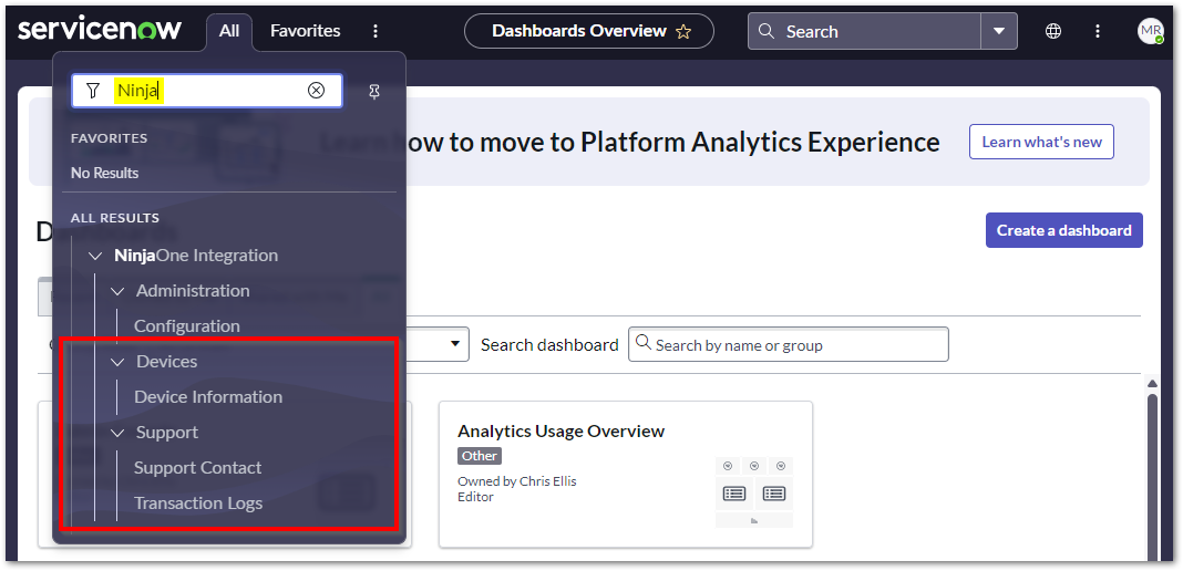 Servicenow End User Device NinjaOne y ServiceNow: Información y asistencia técnica para ...