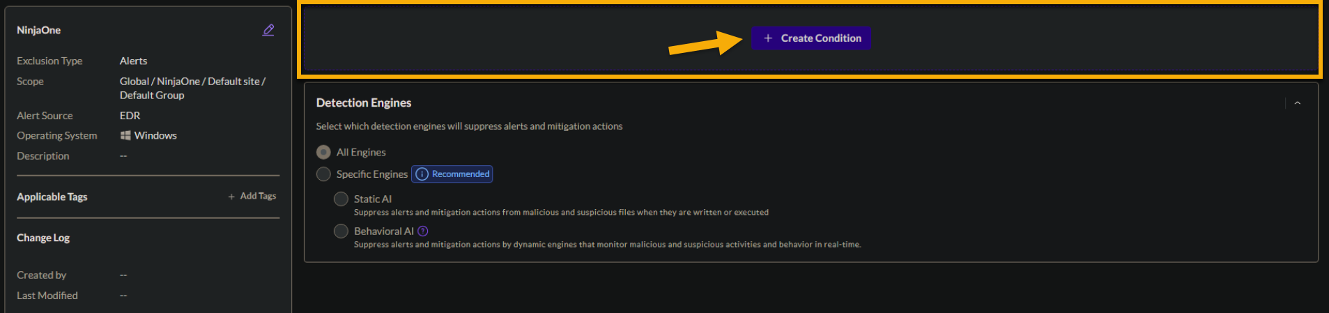 Sentinel One Process Exclusions Solución de problemas de SentinelOne: Componente NinjaOne detectado ...
