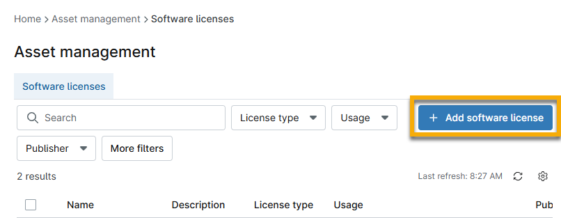 NinjaOne Gestión de endpoints: Licencias de software - NinjaOne
