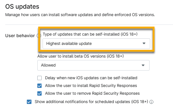 NinjaOne Apple MDM: Apple OS Update Management - NinjaOne