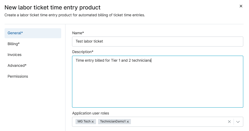 NinjaOne Billing: How to Bill a Labor Ticket Time Entry Product - NinjaOne