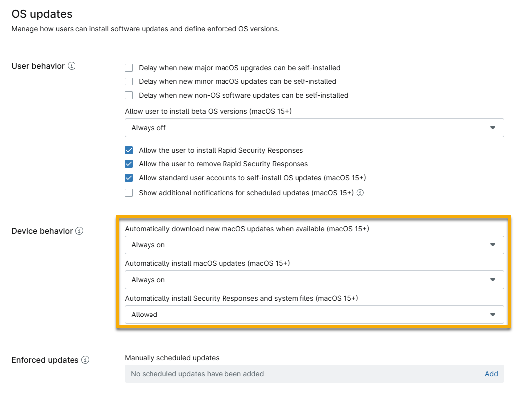 NinjaOne MDM: OS Updates for macOS - NinjaOne