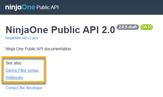 Nick Api NinjaOne Documentation: Public API - NinjaOne