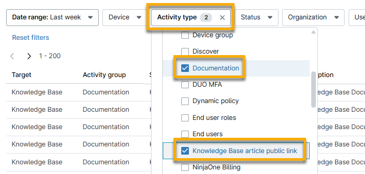 NinjaOne Documentation: Knowledge Base Feature - NinjaOne
